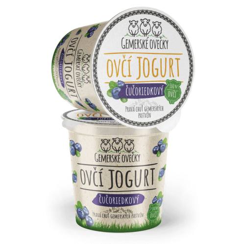 100 % Ovčí jogurt s príchuťou čučoriedky