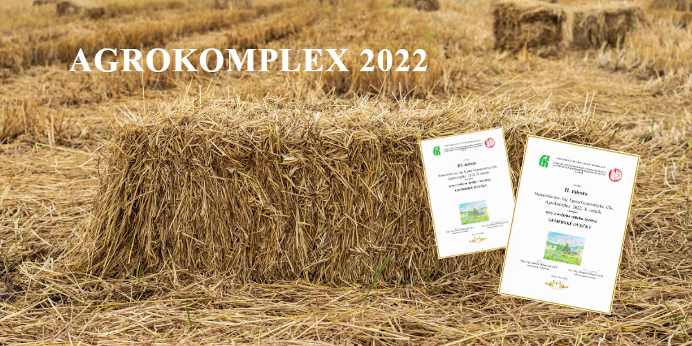 Agrokomplex 2022 – vynikajúce umiestnenie v súťaži syrov