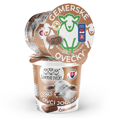 100% Ovčí jogurt s príchuťou čokolády